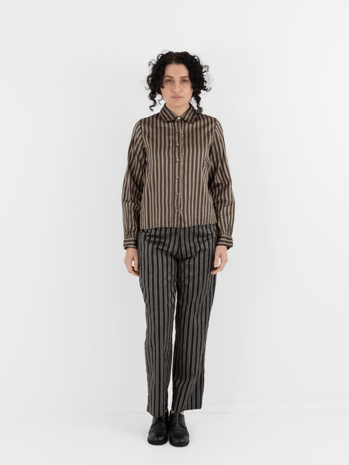Christian Peau Shirt in Brown/Copper - CHRISTIAN PEAU at Worthwhile - shop TOP