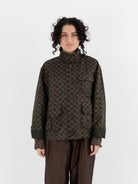 Christian Peau Vintage Silk Jacket 2 in Red/Brown - CHRISTIAN PEAU at Worthwhile - shop JACKET
