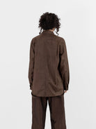 Christian Peau Vintage Silk Shirt in Red/Brown - CHRISTIAN PEAU at Worthwhile - shop TOP