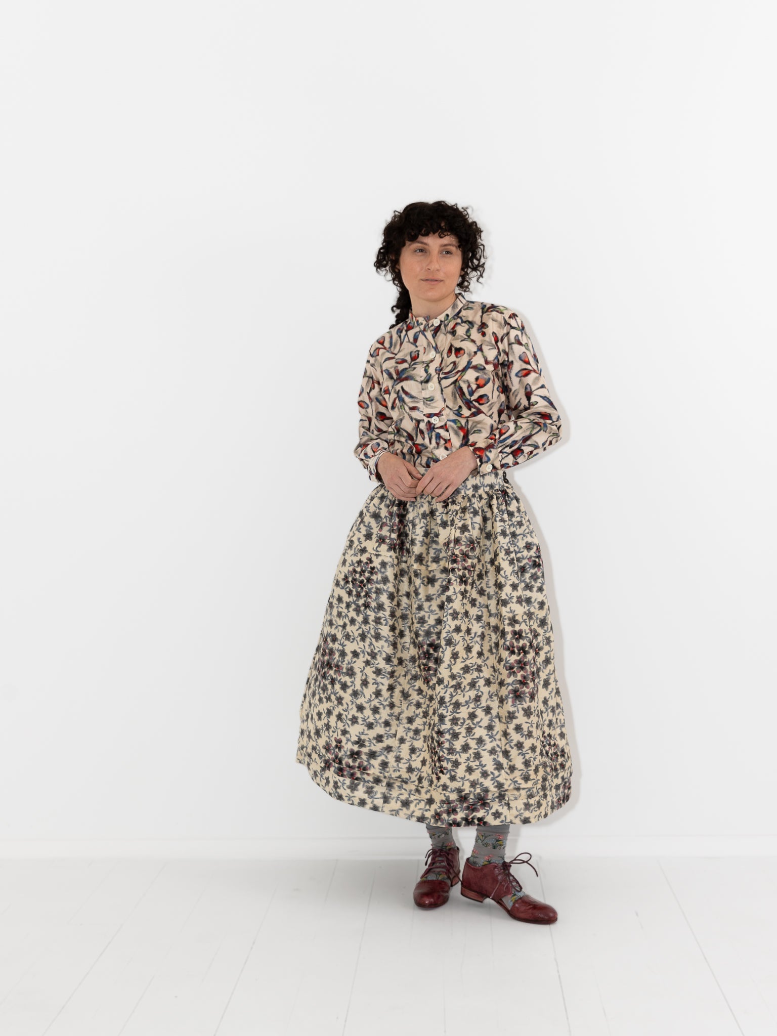 Christian Peau Ikat Jacket in Flower - CHRISTIAN PEAU at Worthwhile - shop JACKET