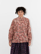 Christian Peau Ikat Shirt in Pink - CHRISTIAN PEAU at Worthwhile - shop TOP