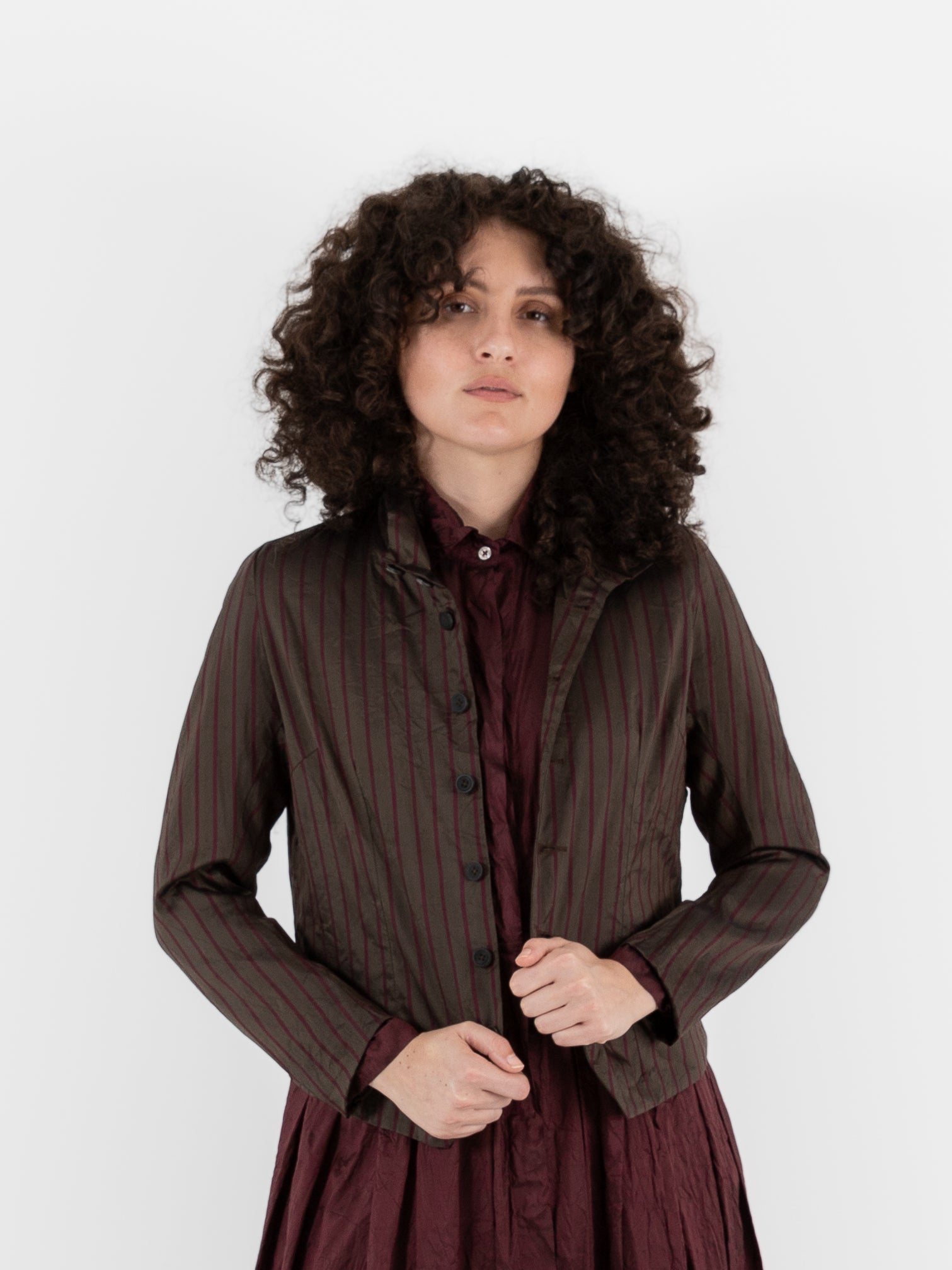 Christian Peau Stripe Jacket - CHRISTIAN PEAU at Worthwhile