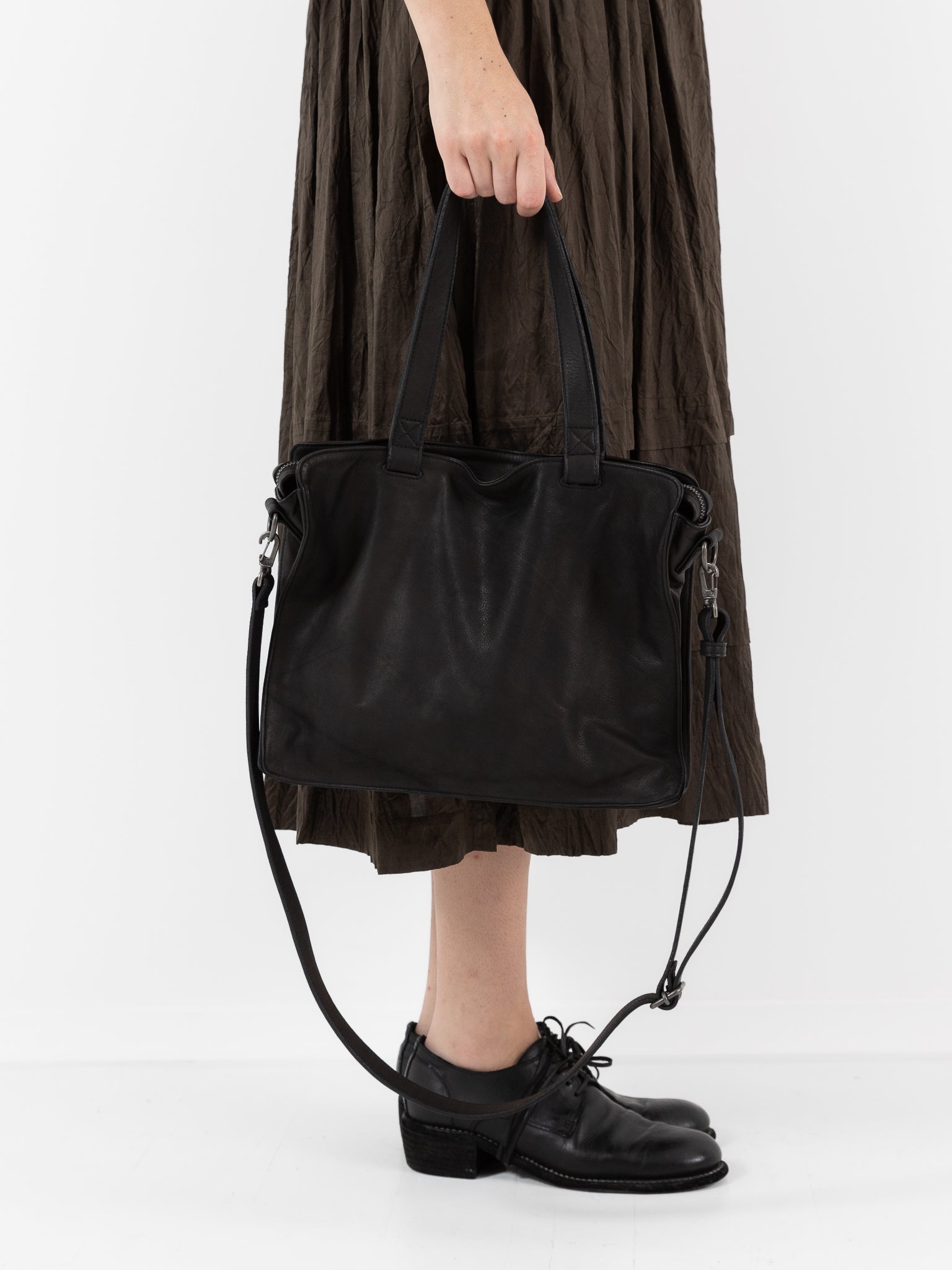 CHRISTIAN PEAU leather bag black CHRISTIAN PEAU – GASPARD SHOP