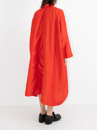 Christian Peau Button Down Dress, Red - Worthwhile