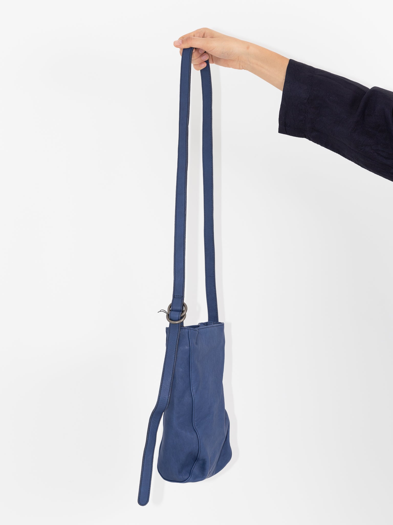 Christian Peau Small Shoulder Bag, Navy - Worthwhile