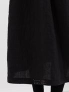 Der Antagonist Dress 20 in Black with Stitching - DER ANTAGONIST at Worthwhile - shop DRESS