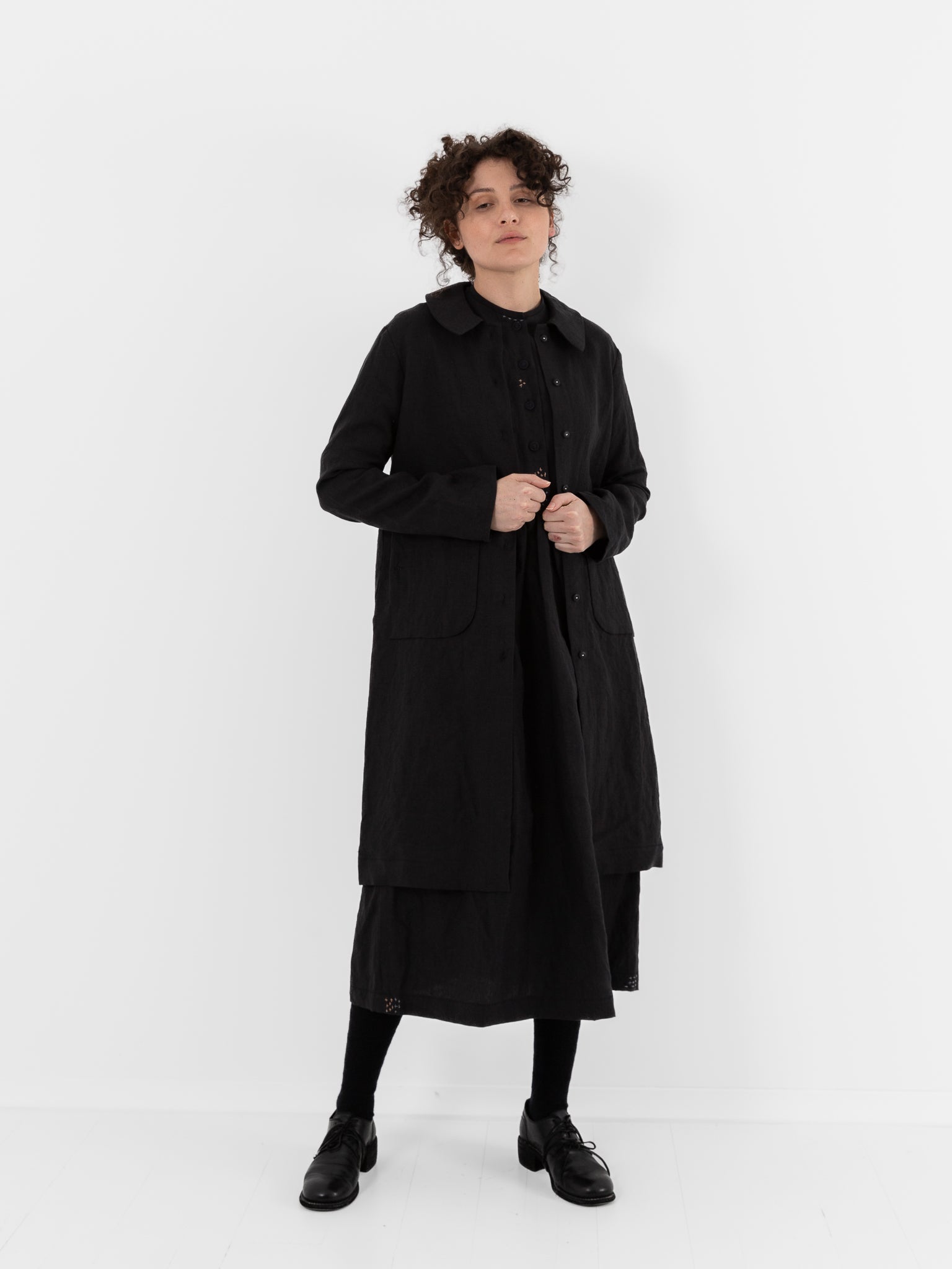 Der Antagonist Dress 21 in Black - DER ANTAGONIST at Worthwhile - shop DRESS