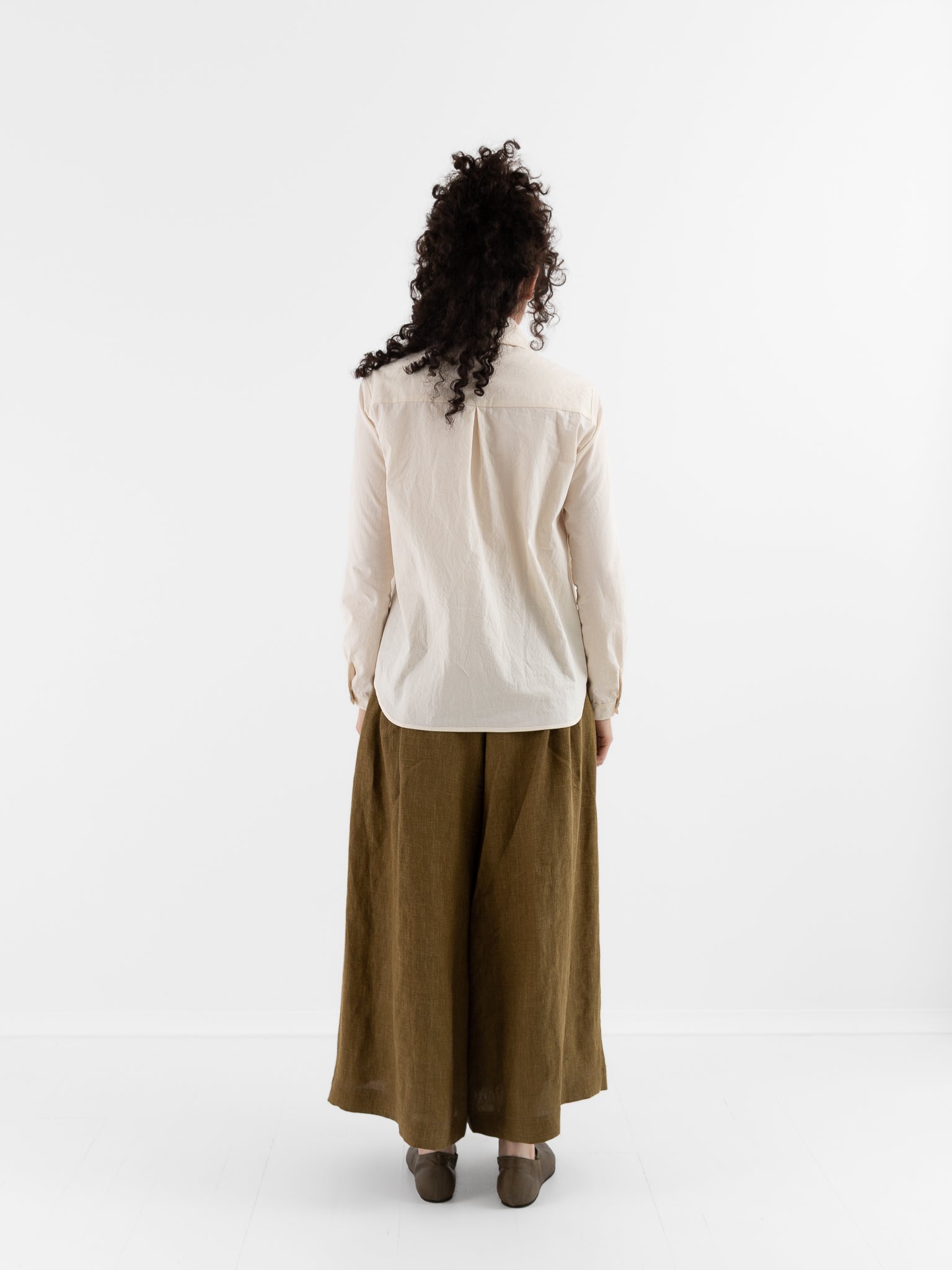 Der Antagonist Culotte in Fir Green - DER ANTAGONIST at Worthwhile - shop PANT