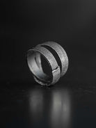 Detaj Bandage Ring VTGR05 in Vintage Silver - DETAJ at Worthwhile - shop RINGS