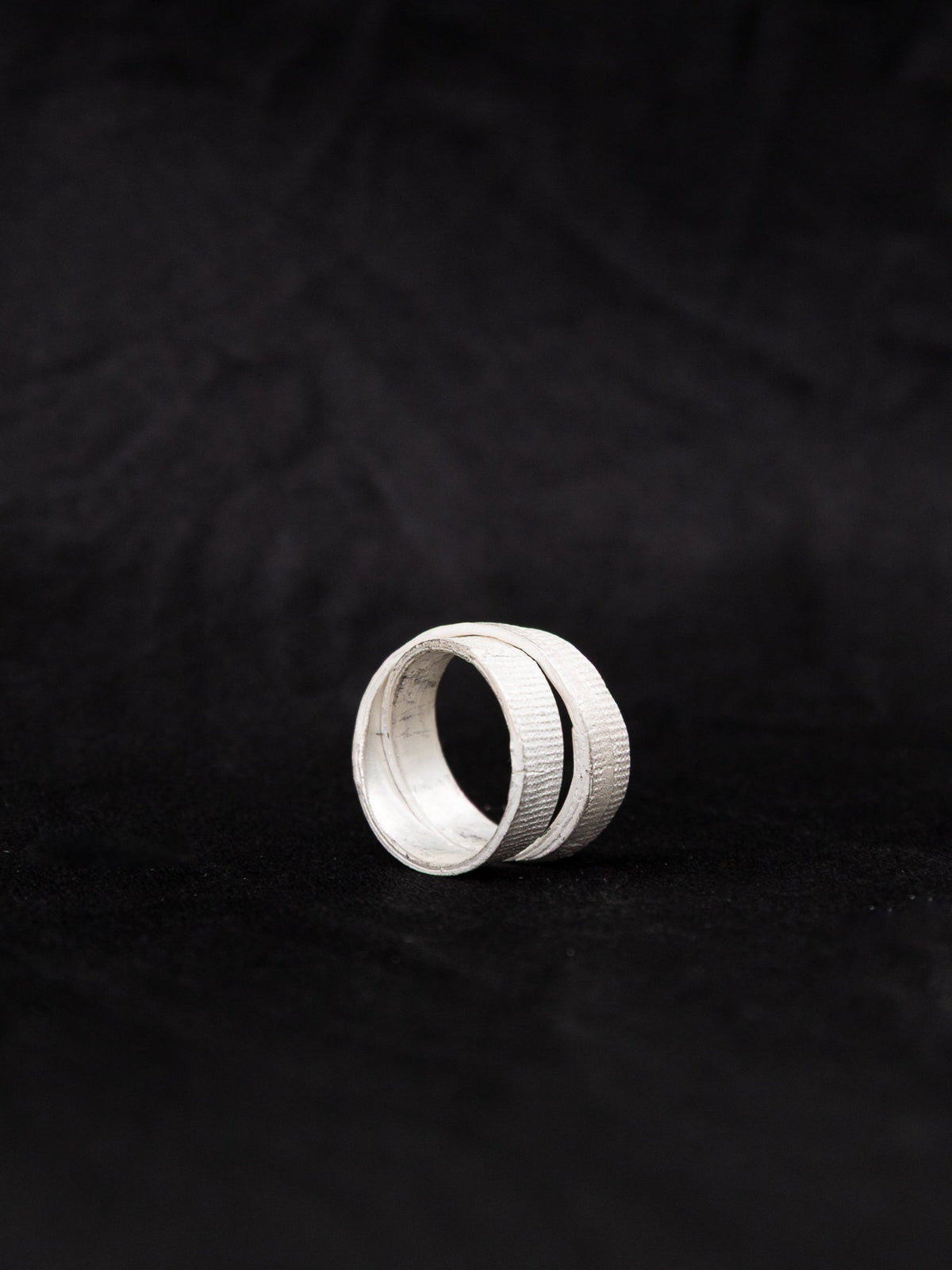 Detaj Bandage Ring VTGR05 in White Silver - DETAJ at Worthwhile - shop RINGS