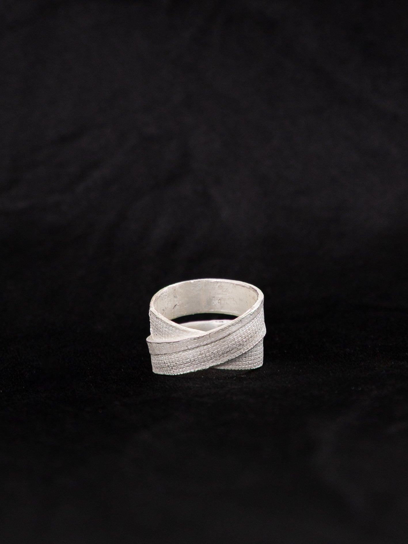Detaj Bandage Ring VTGR05 in White Silver - DETAJ at Worthwhile - shop RINGS