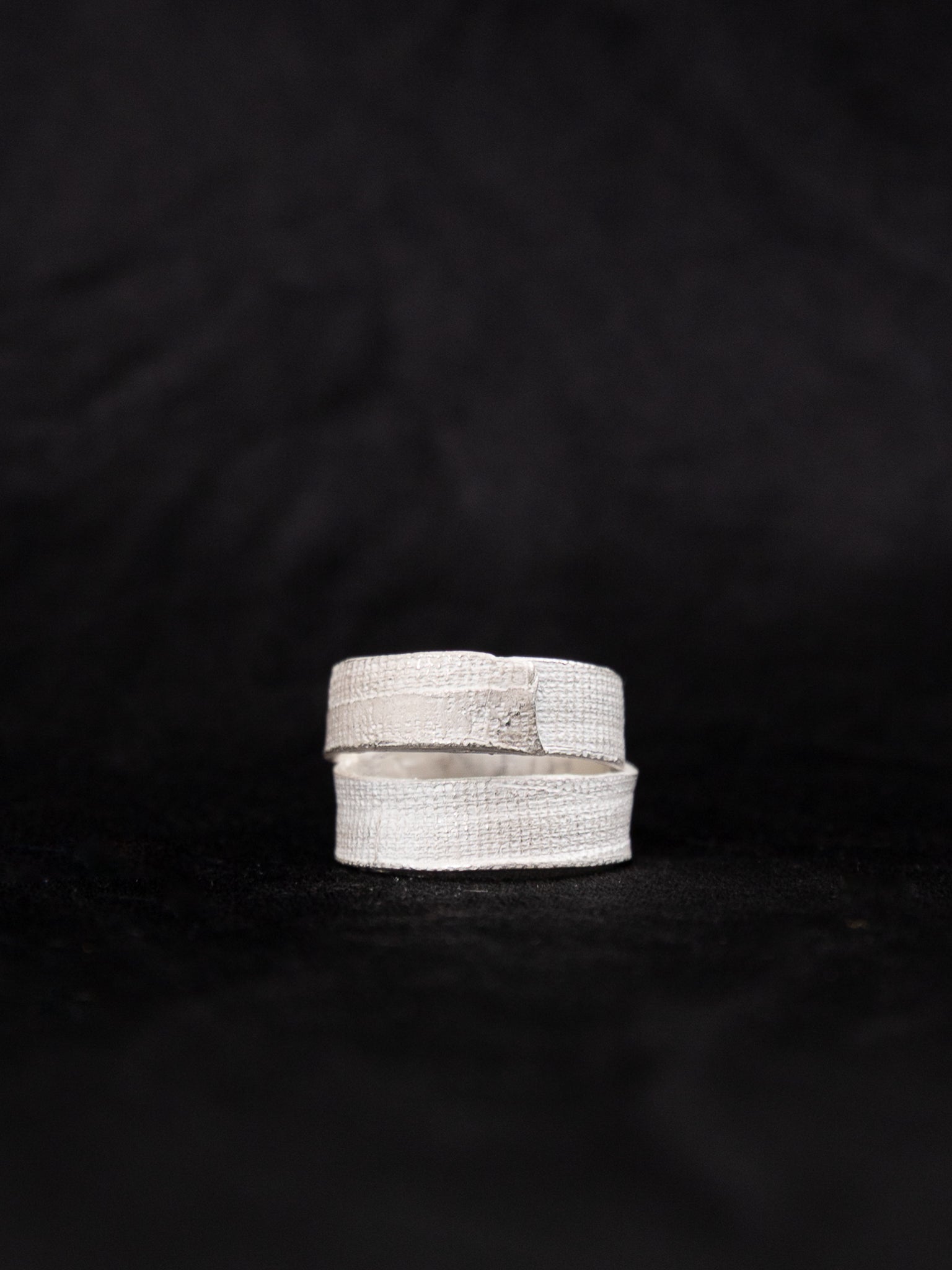 Detaj Bandage Ring VTGR05 in White Silver - DETAJ at Worthwhile - shop RINGS