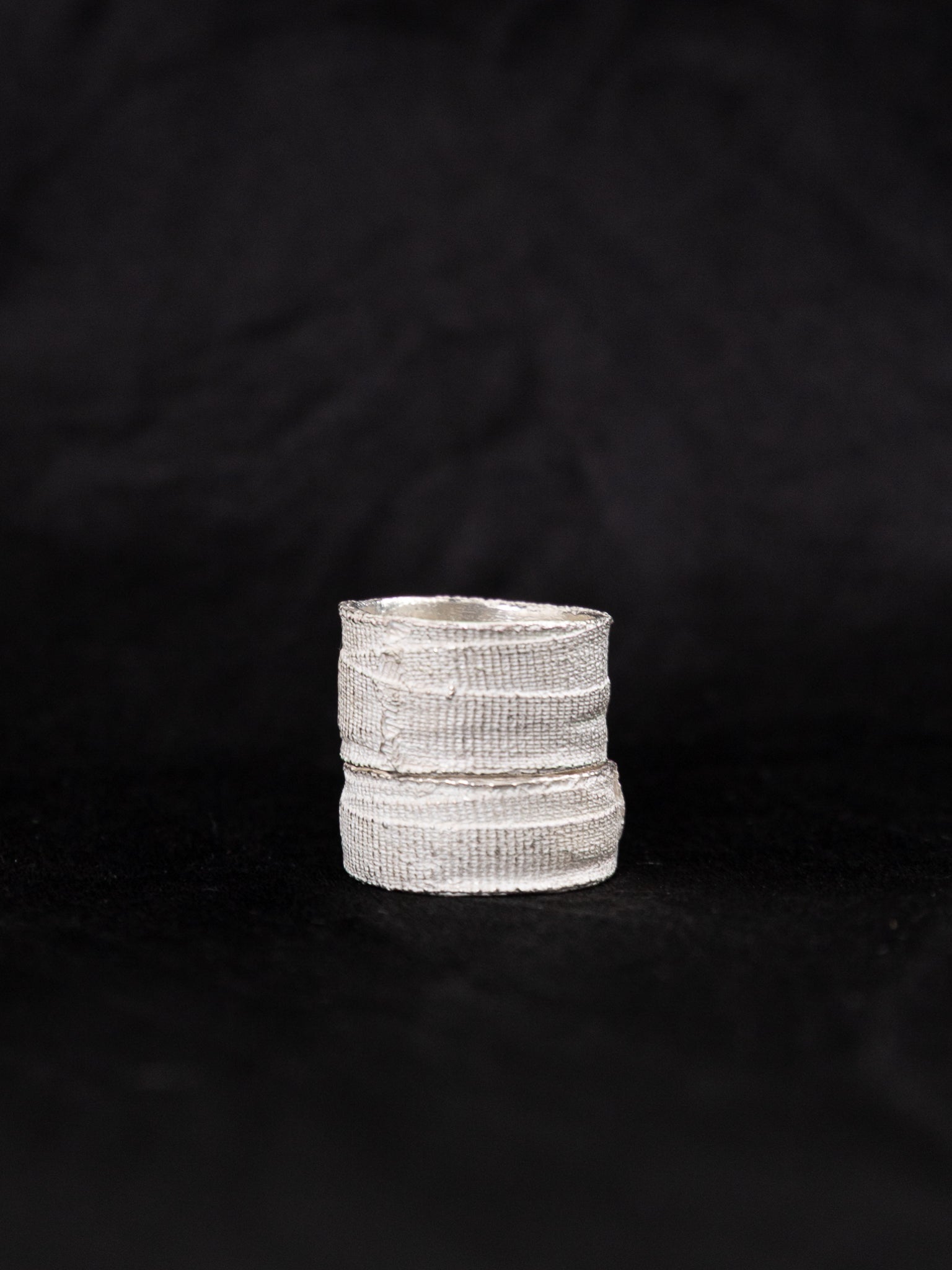 Detaj Bandage Ring VTGR06 in Vintage White Silver - DETAJ at Worthwhile - shop RINGS
