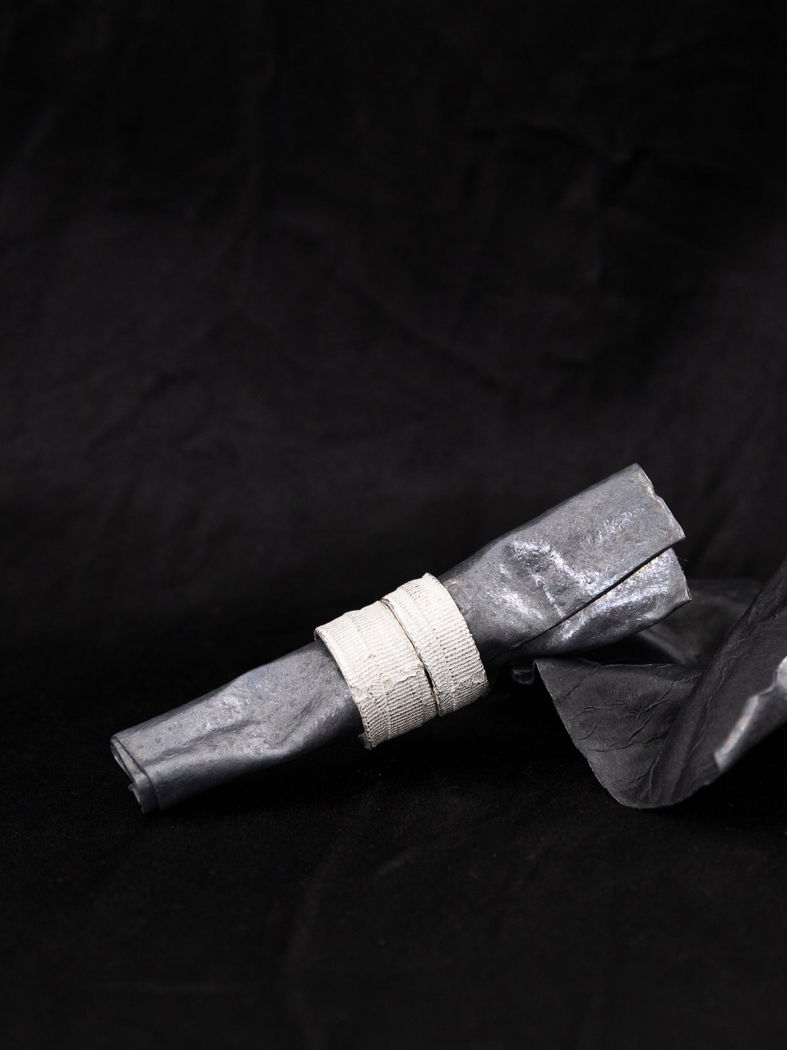 Detaj Bandage Ring VTGR06 in Vintage White Silver - DETAJ at Worthwhile - shop RINGS