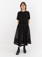 École De Curiosités Sienna Skirt, Black - Worthwhile, Inc.