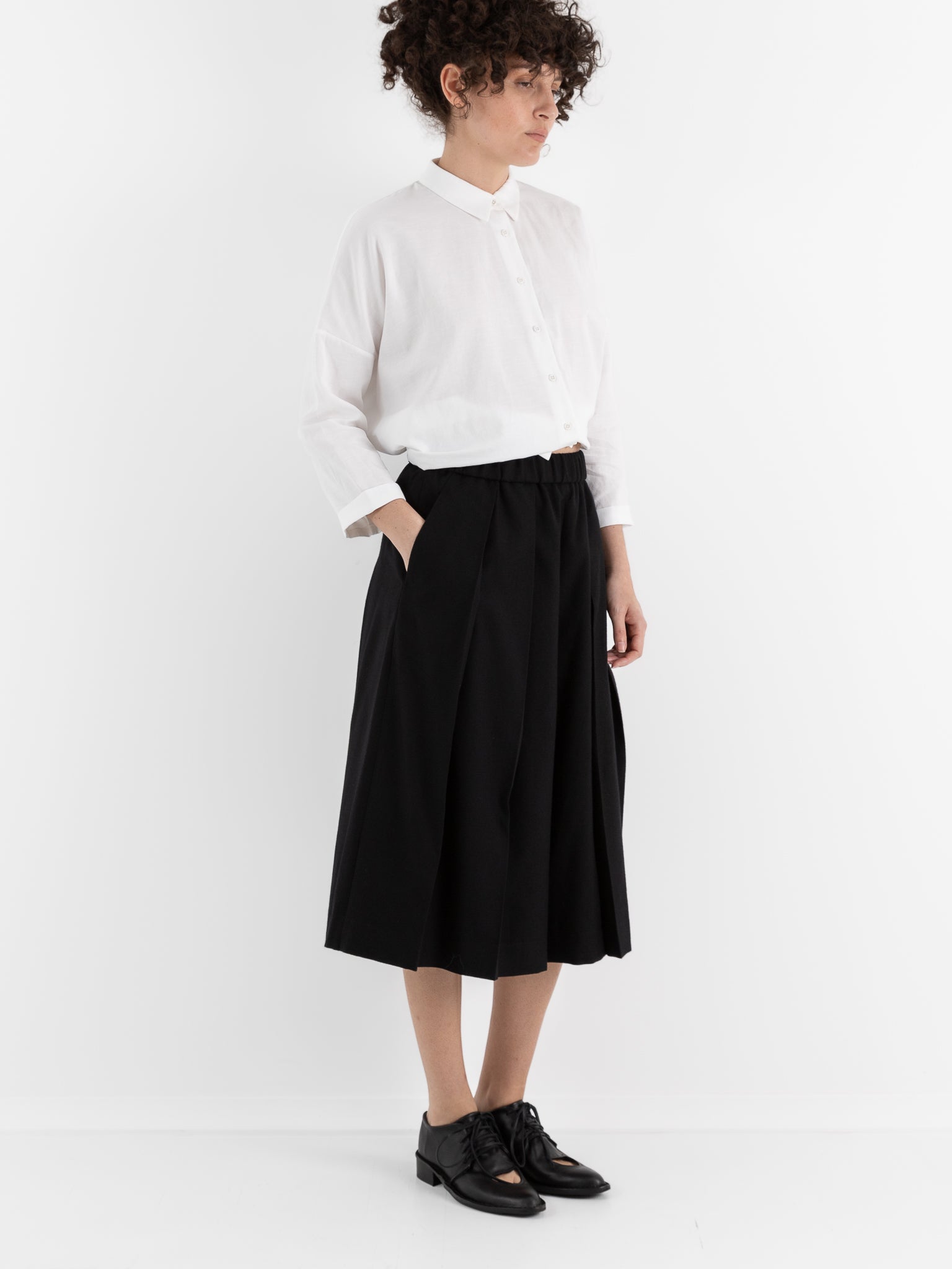 École De Curiosités Polly Pant in Black - ECOLE DE CURIOSITES at Worthwhile - shop PANT