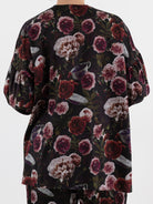 École De Curiosités Basil Shirt in Black/Roses - ECOLE DE CURIOSITES at Worthwhile