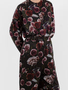École De Curiosités Pierre Reversible Pant in Black/Roses - ECOLE DE CURIOSITES at Worthwhile