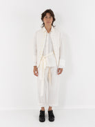 Elena Dawson Waistcoat, White Linen - Worthwhile - ELENA DAWSON