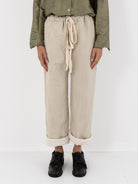 Elena Dawson Drawstring Pant, Tinted Caviar - Worthwhile - ELENA DAWSON