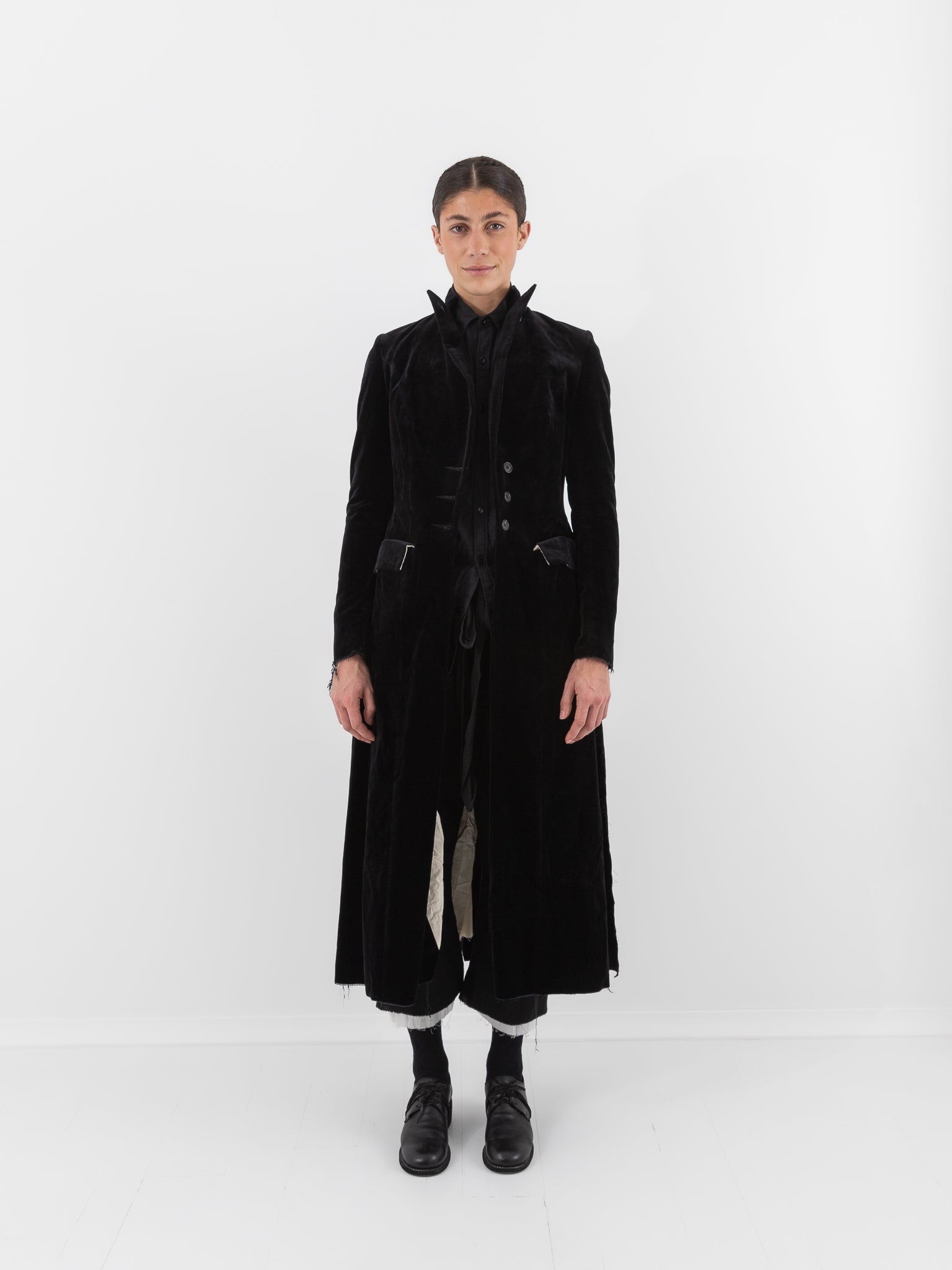 Elena Dawson 4X Coat, Black Velvet - Worthwhile