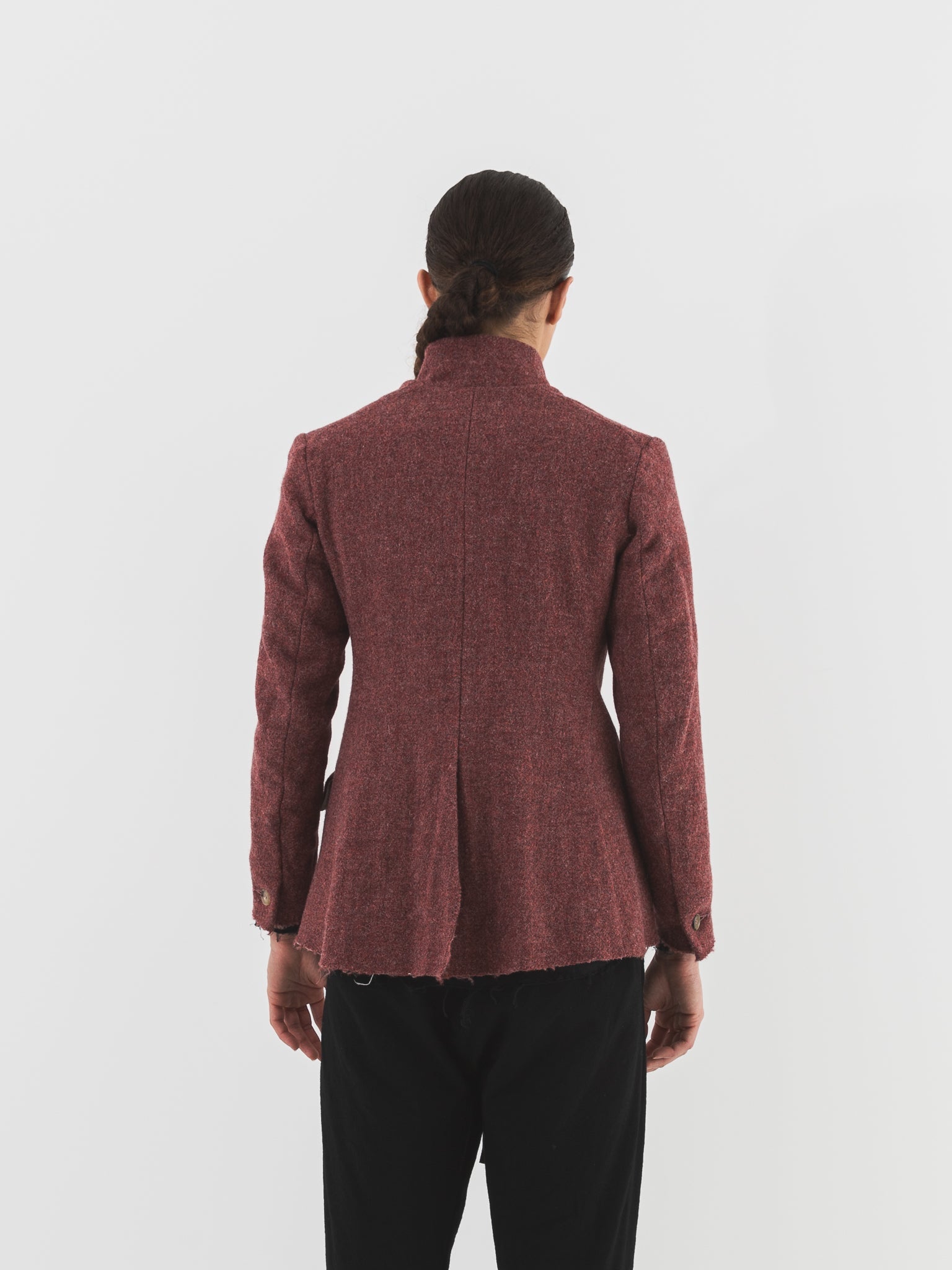 Elena Dawson 4X Hacking Jacket, Old Rose Tweed - Worthwhile