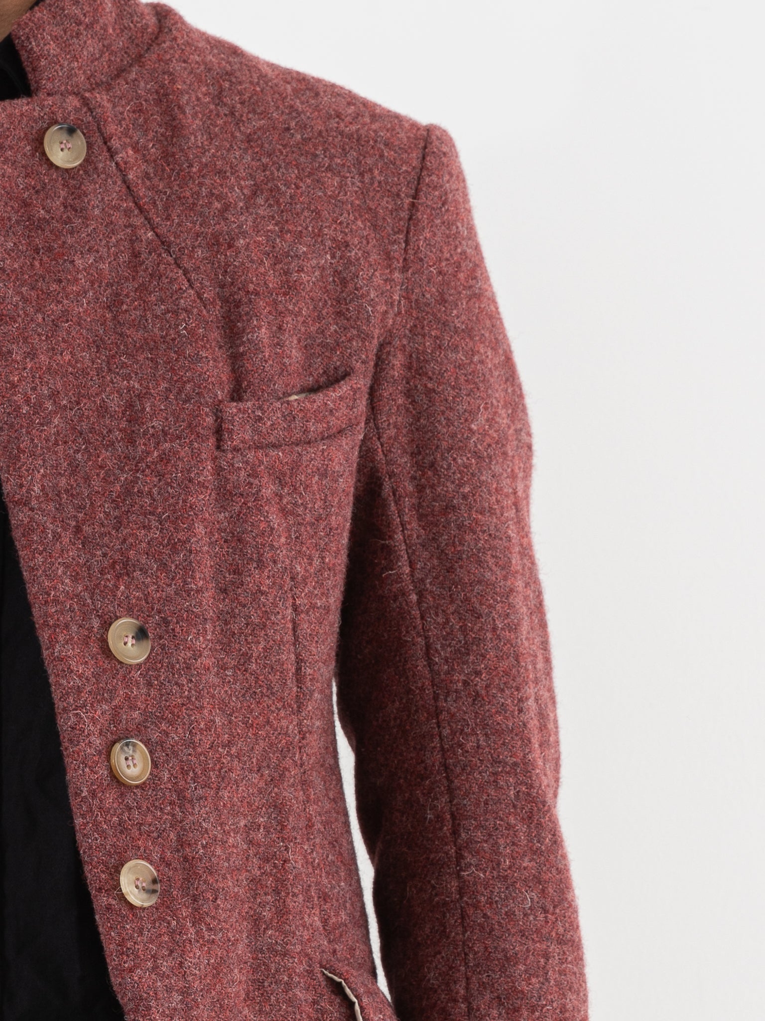 Elena Dawson 4X Hacking Jacket, Old Rose Tweed - Worthwhile