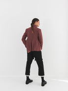 Elena Dawson 4X Hacking Jacket, Old Rose Tweed - Worthwhile