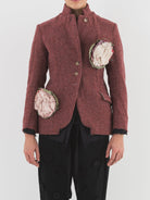 Elena Dawson 4X Hacking Jacket, Old Rose Tweed - Worthwhile