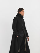 Elena Dawson 9X Monet Coat, Black Speckled Tweed - Worthwhile