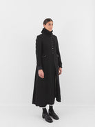 Elena Dawson 9X Monet Coat, Black Speckled Tweed - Worthwhile