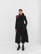 Elena Dawson 9X Monet Coat, Black Speckled Tweed - Worthwhile