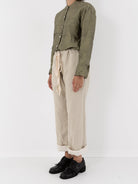 Elena Dawson Drawstring Pant, Tinted Caviar - Worthwhile