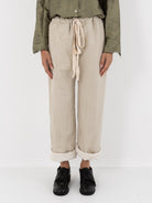 Elena Dawson Drawstring Pant, Tinted Caviar - Worthwhile