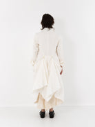 Elena Dawson Lunar Coat, White Linen - Worthwhile