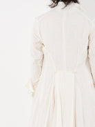 Elena Dawson Lunar Coat, White Linen - Worthwhile