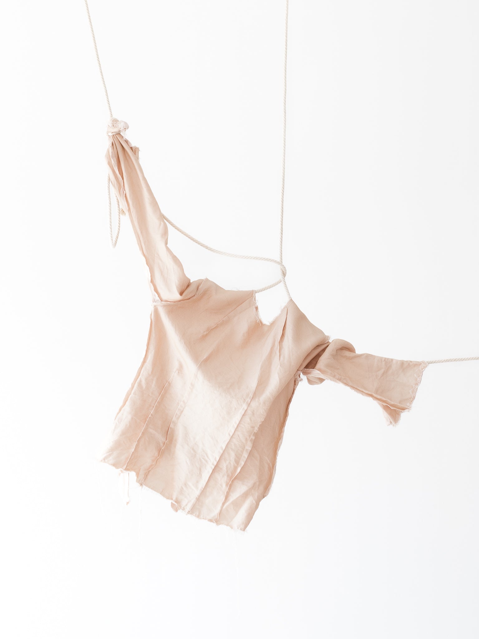 Elena Dawson Raw Top Knot Top, Shell Caviar - ELENA DAWSON at Worthwhile - shop TOP