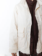 Elena Dawson Work Jacket, Cream Cotton Cambric - Worthwhile