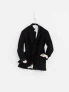 Elena Dawson 4X Hacking Jacket, Black Speckled Tweed - ELENA DAWSON at Worthwhile - shop JACKET