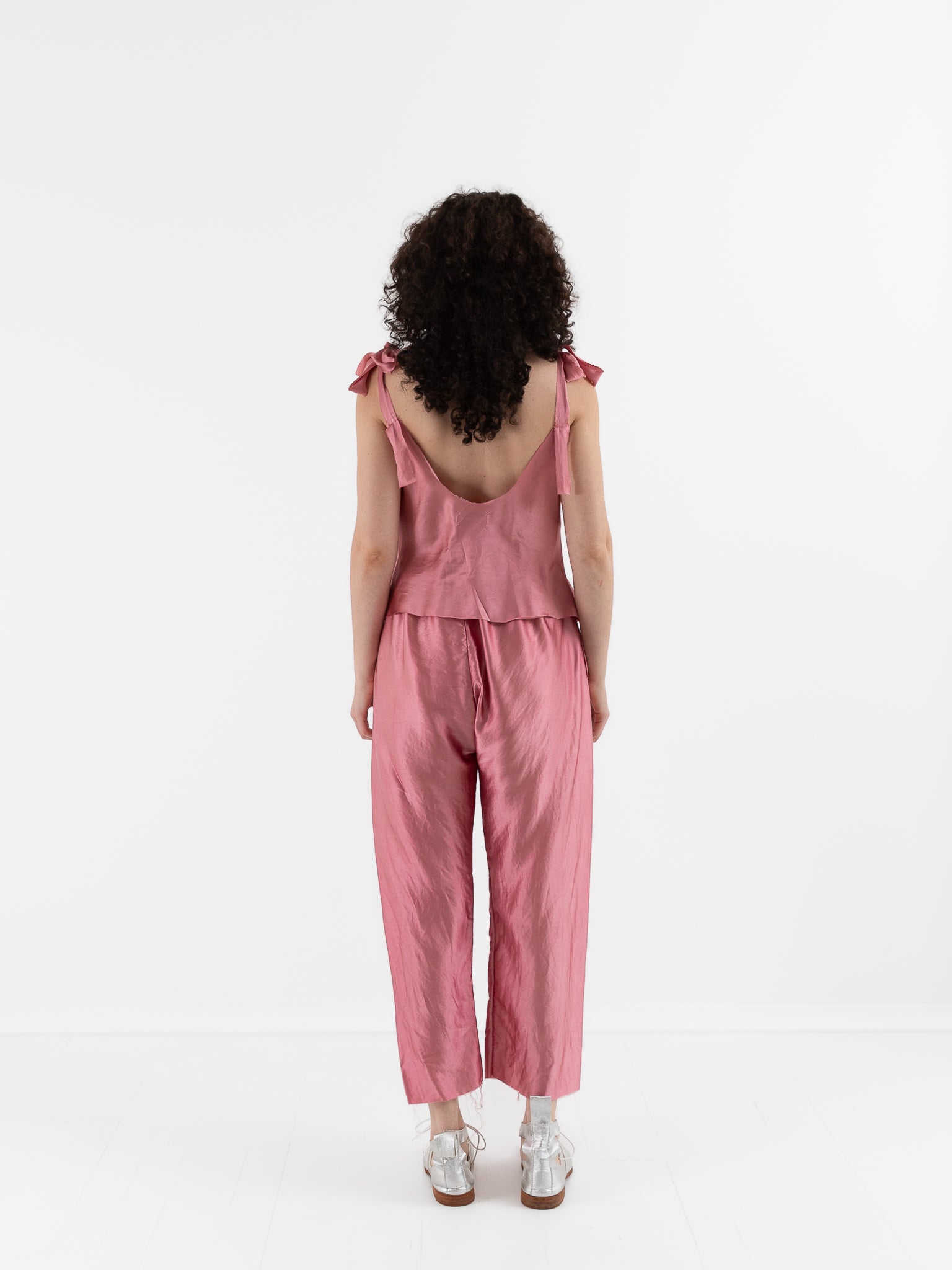Elena Dawson Drawstring Pant in ED Pink - ELENA DAWSON at Worthwhile - shop PANT