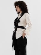 Elena Dawson Harness with Flowers in Black - ELENA DAWSON at Worthwhile - shop JACKET
