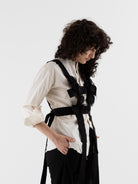 Elena Dawson Harness with Flowers in Black - ELENA DAWSON at Worthwhile - shop JACKET