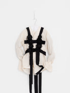 Elena Dawson Harness with Flowers in Black - ELENA DAWSON at Worthwhile - shop JACKET
