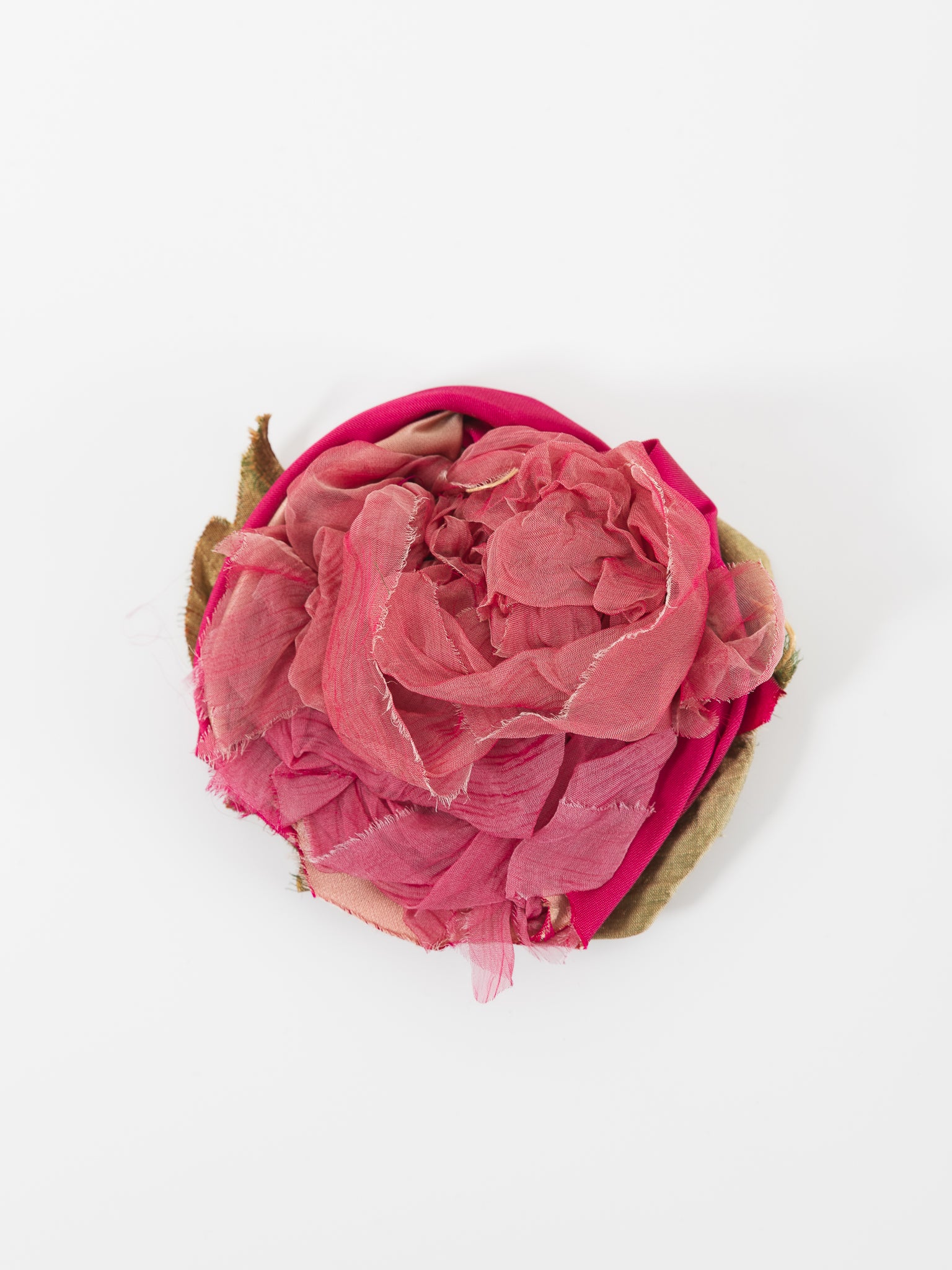 Elena Dawson Rose Brooch in Watermelon Mix 1 - ELENA DAWSON at Worthwhile