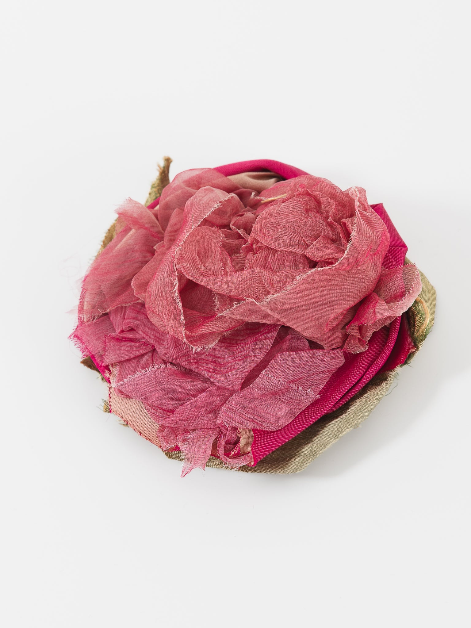 Elena Dawson Rose Brooch in Watermelon Mix 1 - ELENA DAWSON at Worthwhile