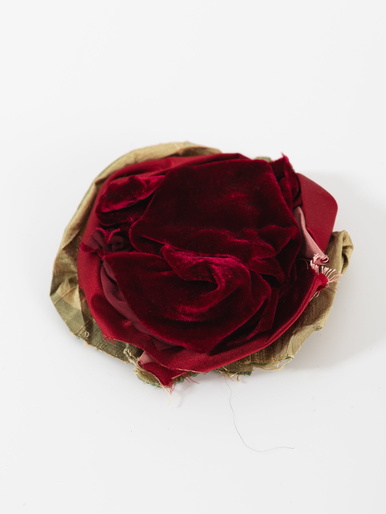 Elena Dawson Rose Brooch in Scarlet Mix 1 - ELENA DAWSON at Worthwhile