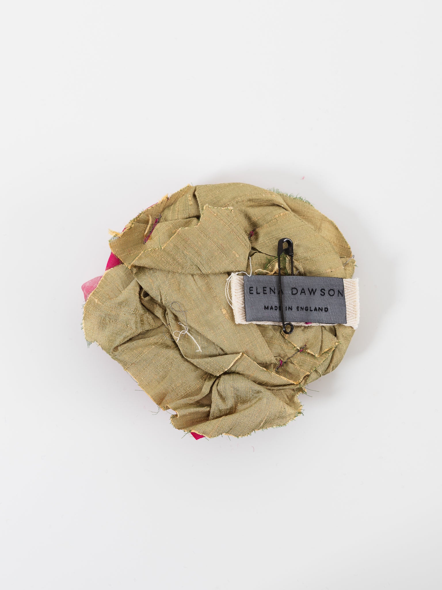 Elena Dawson Rose Brooch in Scarlet Mix 2 - ELENA DAWSON at Worthwhile