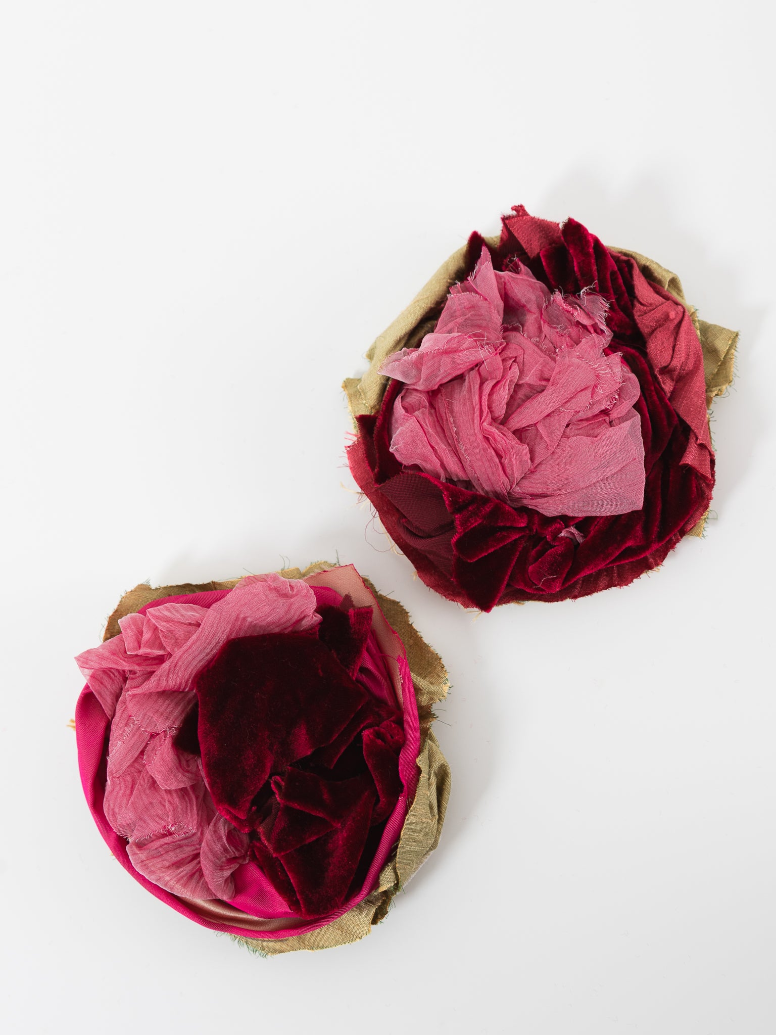 Elena Dawson Rose Brooch in Scarlet Mix 2 - ELENA DAWSON at Worthwhile