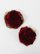 Elena Dawson Rose Brooch in Scarlet Mix 1 - ELENA DAWSON at Worthwhile