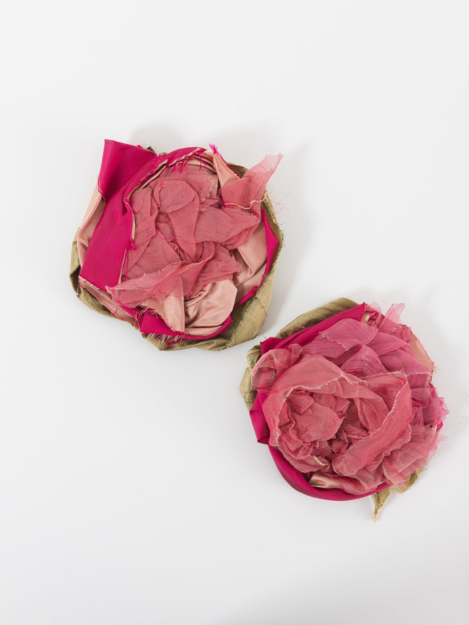 Elena Dawson Rose Brooch in Watermelon Mix 1 - ELENA DAWSON at Worthwhile